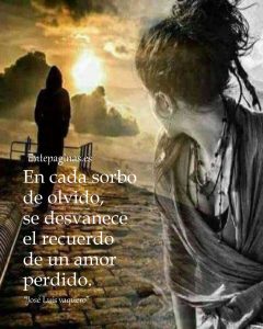 Entre copas y lamentos un viaje de amor perdido